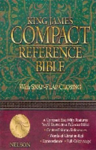 Picture of Kjv-Compact Reference Bible,Snap,Black