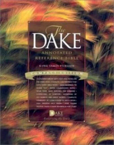 Picture of Kjv-Dake Reference Bible,Compact-Bg