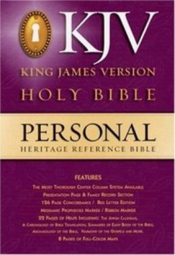 Picture of Kjv-Her. Ref Bible-Personal -Bg