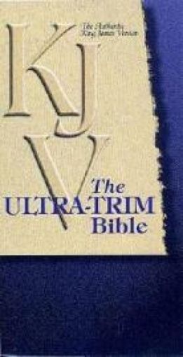 Picture of Kjv-Ultra-Trim Bible-Zip-Blk