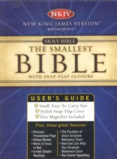 Picture of Nkjv-Smallest Bible-Snap-Burg