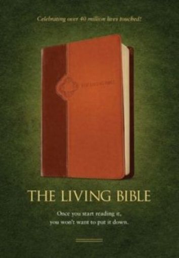 Picture of The Living Bible-Brn/Tan