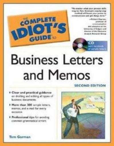 Picture of Business Letters And Memos - The Complete Idiot's Guide