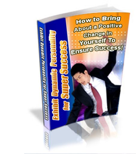 Picture of Exhibit Dynamic Personality for Super Success includes Private Label Rights