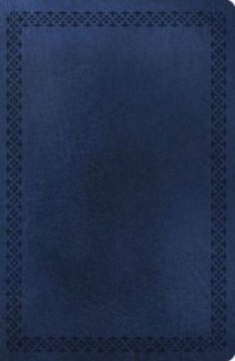 Picture of Super Giant Print Reference Bible-Nkjv(Rich Navy)