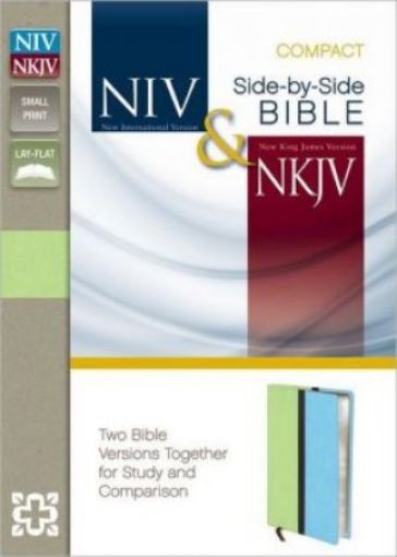 Picture of Niv And Nkjv Side-By-Side Bible, Compact:Green/Tur