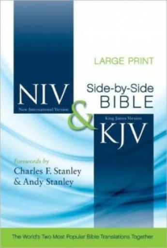 Picture of Niv And Kjv Side-By-Side Bible, Large Print: God's Unchanging Word Across The Centuries