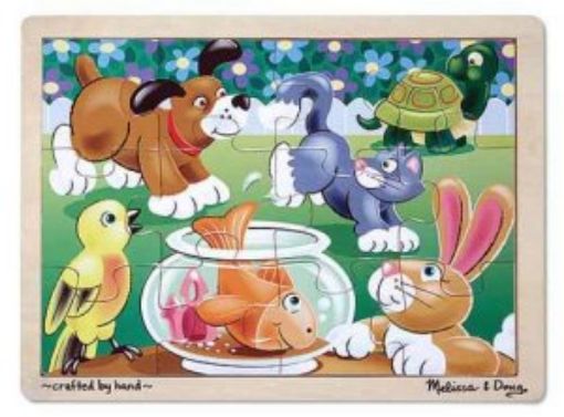 Picture of 12Pc Wooden Tray Puzzle