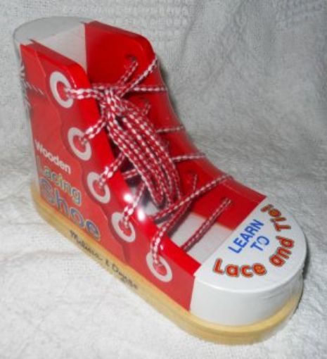 Picture of Melissa And Doug Wooden Lacing Shoe