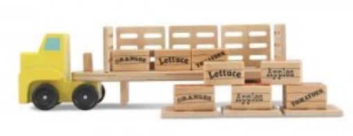 Picture of Melissa & Doug Cargo Carrier Wooden Vehicles Play Set