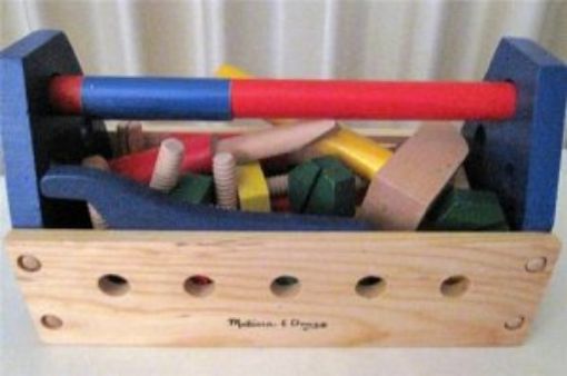 Picture of Melissa & Doug Wooden 33 Pc. Take-Along Tool