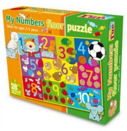 Picture of My Numbers Floor Puzzle