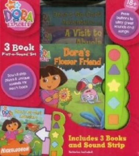 Picture of Dora The Explorer 3 Book Play-A-Sound Set
