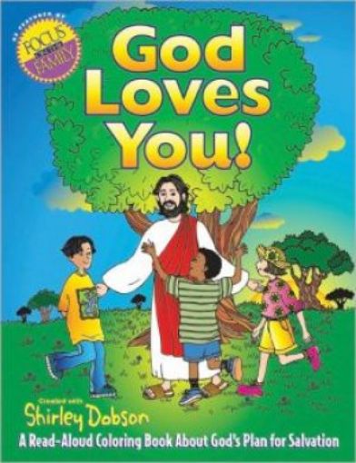 Picture of God Loves You Coloring Book