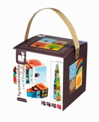 Picture of 4 Seasons Square Stacking Pyramid