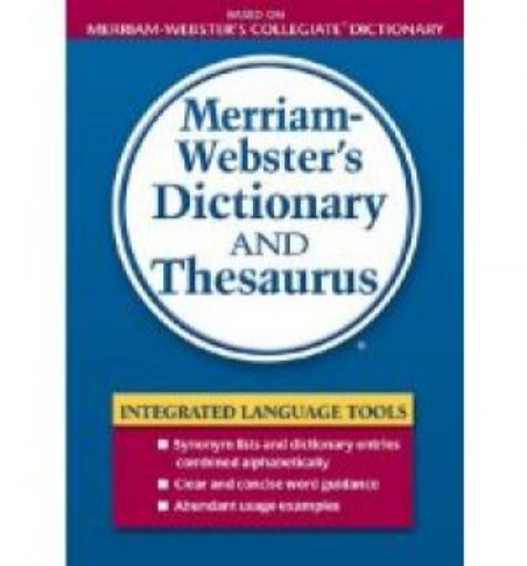 Picture of Merriam-Webster's Dictionary And Thesaurus