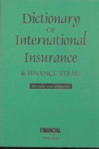 Picture of Dictionary Of International Insurance And Finance Terms, Paper Cover