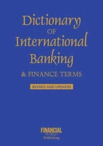 Picture of Ed-Dict/International Banking