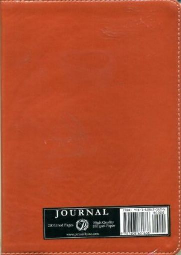 Picture of Leatherlook Journal - Orange - Medium