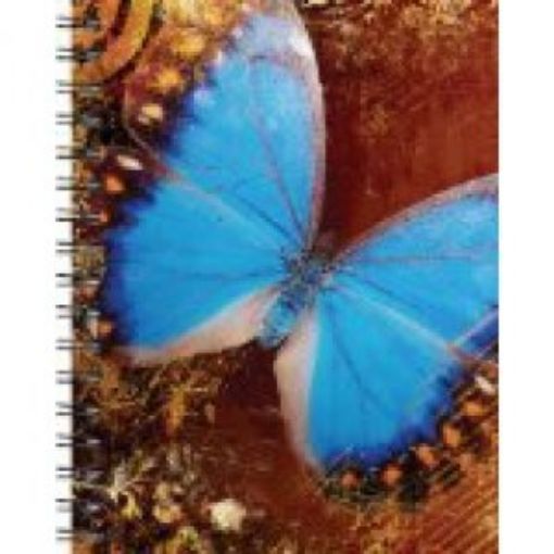 Picture of Wire-O Journals- Blue Butterfly