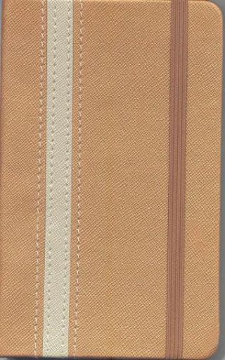 Picture of Seamed Pu Cover-Elastic Band Orange Medium