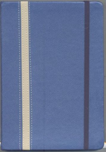 Picture of Seamed Pu Cover-Elastic Band Blue Medium