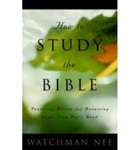 Picture of How To Study The Bible-P/C