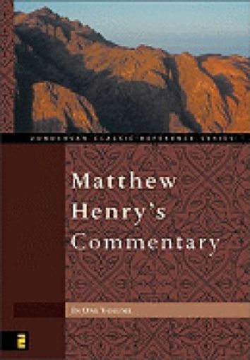 Picture of Mathew Henry's Comm.In One Vol