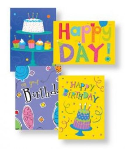 Picture of Happy Birthday (12 Set Of Cards)