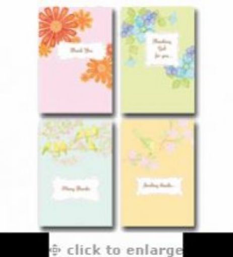 Picture of Pretty Petals (12 Set Of Cards)
