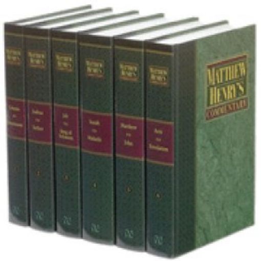 Picture of Matthew Henry's Commentary On The Whole Bible, 6 Volumes