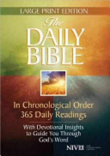 Picture of Daily Bible-Niv-Large Print