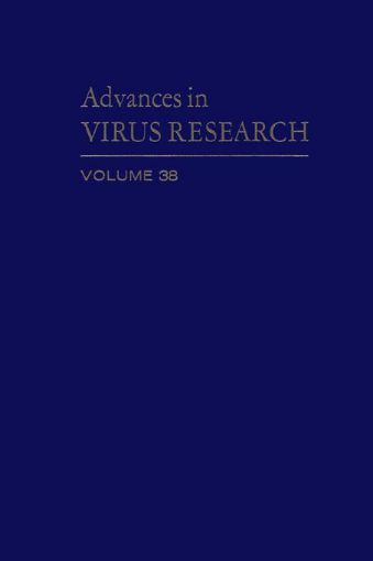 Picture of ADVANCES IN VIRUS RESEARCH VOL 38