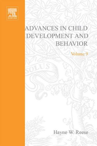 Picture of ADV IN CHILD DEVELOPMENT &BEHAVIOR V 9