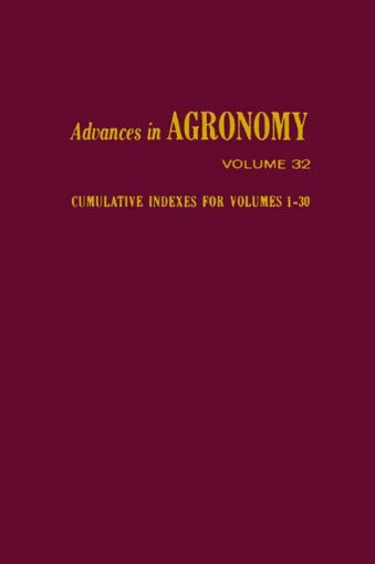 Picture of ADVANCES IN AGRONOMY VOLUME 32