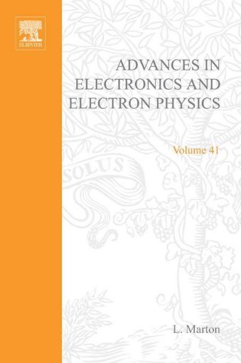 Picture of ADVANCES ELECTRONC &ELECTRON PHYSICS V41