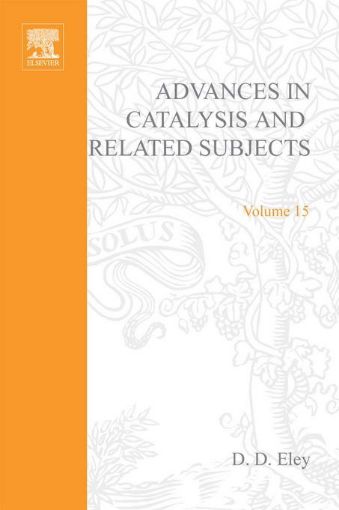Picture of ADVANCES IN CATALYSIS VOLUME 15