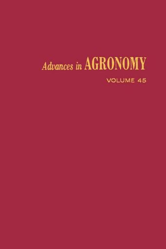 Picture of ADVANCES IN AGRONOMY VOLUME 45