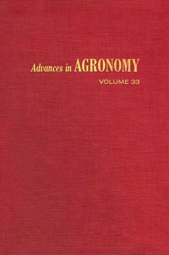 Picture of ADVANCES IN AGRONOMY VOLUME 33