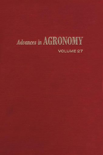 Picture of ADVANCES IN AGRONOMY VOLUME 27