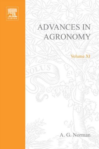 Picture of ADVANCES IN AGRONOMY VOLUME 11