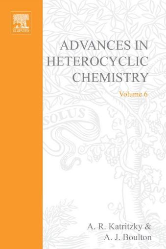 Picture of ADVANCES IN HETEROCYCLIC CHEMISTRY V 6