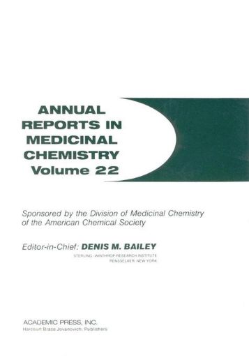 Picture of ANNUAL REPORTS IN MED CHEMISTRY V22 PPR