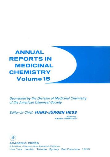 Picture of ANNUAL REPORTS IN MED CHEMISTRY V15 PPR