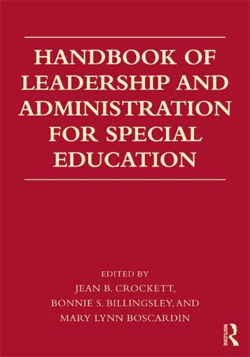 Picture of Handbook of Leadership and Administration for Special Education