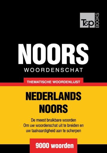 Picture of Thematische woordenschat Nederlands-Noors - 9000 woorden
