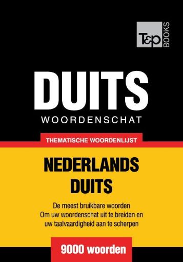 Picture of Thematische woordenschat Nederlands-Duits - 9000 woorden