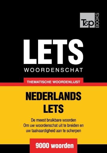 Picture of Thematische woordenschat Nederlands-Lets - 9000 woorden