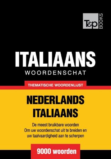 Picture of Thematische woordenschat Nederlands-Italiaans - 9000 woorden