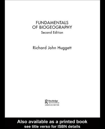 Picture of Fundamentals of Biogeography